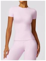 Camiseta Deportiva de Yoga de Nylon Secado Rápido Manga Corta Para Fitness al Aire Libre - details 7