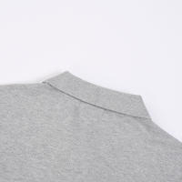 Polo de Verano Casual Camiseta de Algodón Puro para Hombres Camiseta Suelta con Logo Bordado - details 5