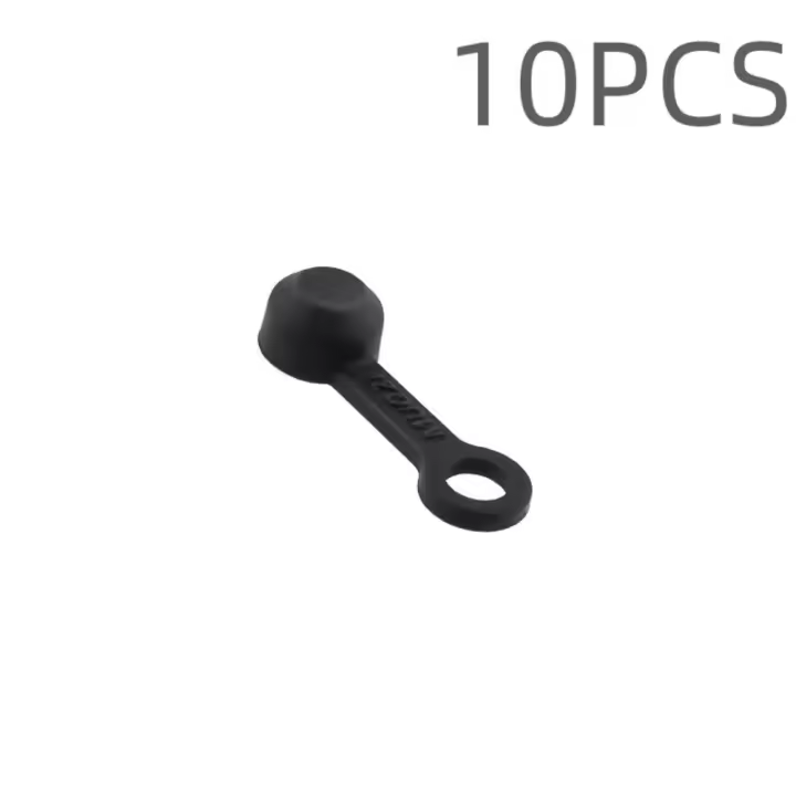 10 Uds. Cubierta de silicona para pezón de purga de bicicleta, cubierta de pinza, tapas de tornillo de freno suaves, abrazadera XT duradera, tapa antipolvo para pezón de aceite, boquilla de grasa - 1