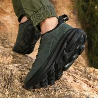 Zapatillas de Correr Antideslizantes de Cuero Nubuck Calzado Deportivo Casual para Hombres - details 20