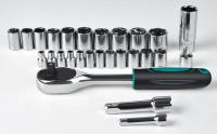 TLGREEN Kit de herramientas de reparación de automóviles para el hogar de 198 piezas, caja de herramientas de plástico con llave con juego de herramientas manuales generales para el hogar con caja de herramientas de plástico y estuche de almacenamiento - details 2