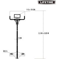 Canasta de baloncesto resistente con altura regulable - details 26