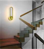 Lámpara Led de pared moderna para interior de dormitorio, luz de mesita de noche para el baño del hogar, candelabro de pared nórdico, color negro y dorado - details 4