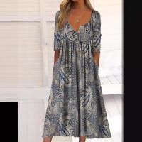 Vestido Corto de Manga Corta para Mujer en Verano Moda de Verano - details 4