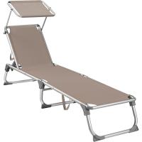 Silla de Senderismo Tumbona Reclinable Plegable, Ligera, 55 x 193 x 31 cm, Carga 150 kg - details 44