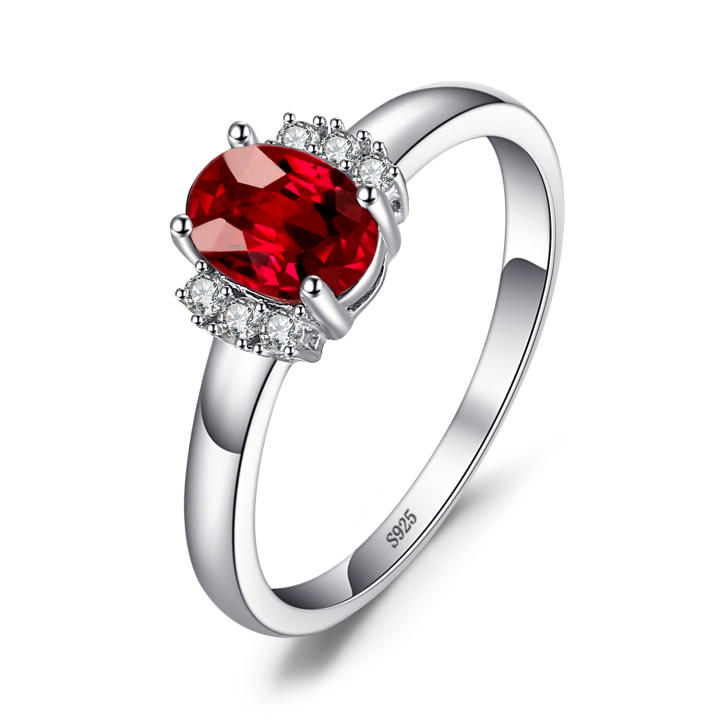 Anillo Plata De Ley Rodiada Corazón Verde Y Circonitas Blancas