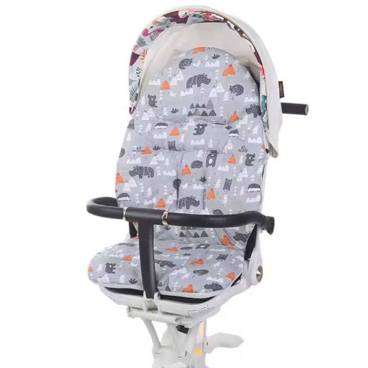 Cojín de asiento para coche, almohada de soporte para el cuello para bebé, cojín para cochecito de bebé, accesorios para cochecito, colchón, cochecito, alfombrilla para coche - 1