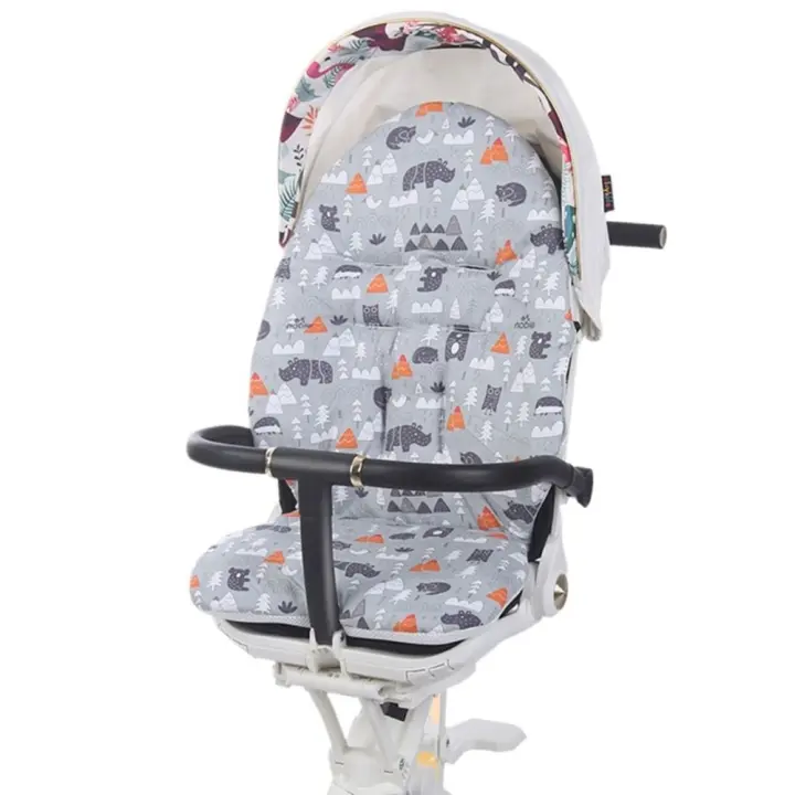 Cojín de asiento para coche, almohada de soporte para el cuello para bebé, cojín para cochecito de bebé, accesorios para cochecito, colchón, cochecito, alfombrilla para coche - 1
