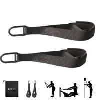 Empuñaduras ergonómicas para ejercicio, 1 par, se adapta a la palma, bandas de resistencia de agarre de goma, agarre para ejercicio, equipo de gimnasio estable, cuerda de tracción - details 6