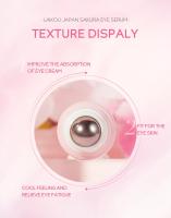 LAIKOU Sakura Ojo Serum Masajeador de Ojos Hidratante con Ácido Hialurónico Adiós a las Ojeras - details 6