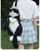 Nueva muñeca de celebridad de Internet Linda muñeca de gato de vaca juguete de peluche simulación de bolsa de gato muñeca - details 5