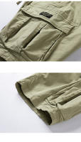 Pantalones Cortos de Carga de Algodón 100% Pantalones Cortos Casuales para Hombres en Verano 2024 - details 7