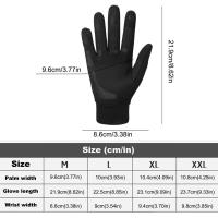 Toucreen-guantes reflectantes antideslizantes para bicicleta, manoplas cálidas a prueba de viento para entrenamiento, esquí, clima frío, Invierno - details 8
