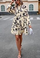 Vestido midi casual estilo coreano de moda 2025 para mujer con manga larga - details 21