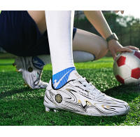 Zapatos de fútbol para niños FG/TF, botas de fútbol escolares, tacos para niños y niñas, zapatillas de deporte para césped, calzado deportivo de entrenamiento atlético al aire libre - details 19