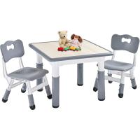 para Niños de 3 a 8 años, Mesa Niños Infantil de Altura Ajustable, Escritorio Niño Fácil de Limpiar, para - details 0