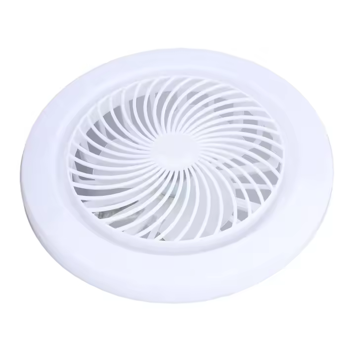 Ventilador de techo con luz LED - Base E27/E26 disponible - Ahorro de energía con mando a distancia - Velocidad del viento ajustable brillo - Adecuado para sala de estar, dormitorio, sala de estudio - 1