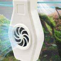 Durable 2 velocidades de viento acuario enfriadores ventilador montaje en pared plástico pecera dispositivo de refrigeración ventilador de refrigeración ajustable acuario - details 1