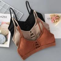 Nuevo Sujetador deportivo de algodón para mujer, Top, ropa interior femenina sin costuras, sujetador de tubo, Bralette inalámbrico, lencería Sexy sin aros - details 0