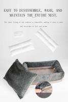 Truelove-cama cálida de felpa para mascotas, cama moderna de felpa suave para gatos y perros, autocalentable, para dormir en interiores, otoño e invierno, TLR1905 - details 6