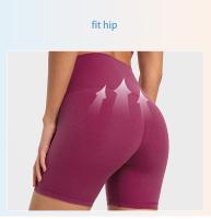 SHINBENE Pantalones Cortos de Fitness de Cintura Alta Suaves para la Piel, Levantamiento de Cadera, Yoga para Mujeres - details 2