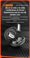 2024 SANLEPUS Auriculares Inalámbricos Bluetooth 5.3, Cascos Inalámbricos Bluetooth Ligeros con Ajuste Diseñado para Oído Abierto Comodidad, Duradera, Llamadas Claras, Compatible con Android iPhone - details 3