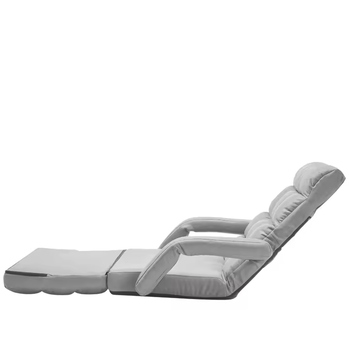 Silla de suelo SucceBuy - A 5 - Silla de juego de suelo ajustable con soporte para la espalda. Sillón Sofá Plegable con Reposabrazos - 1