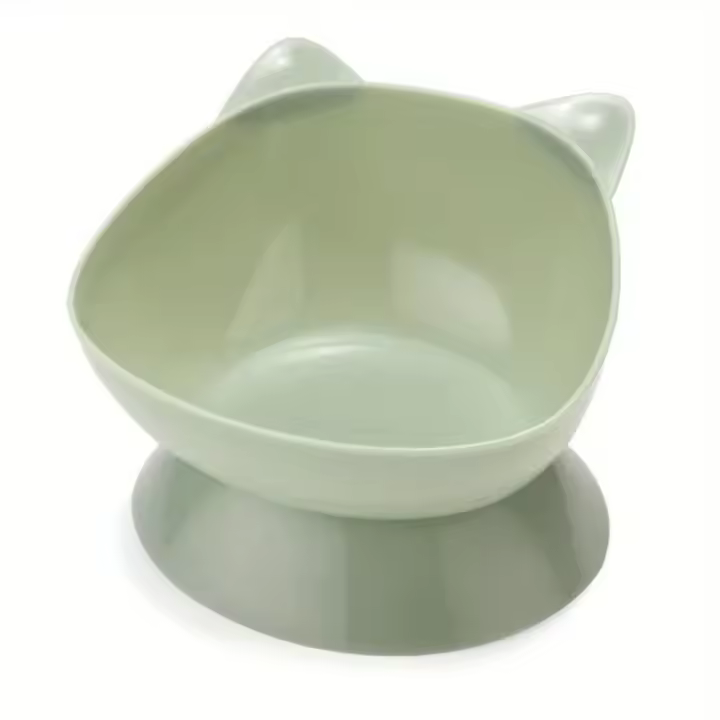 Tazón de pie alto para mascotas, combinación de plástico desmontable y lavable, antivolteo, agua potable - 1