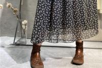 Vestido japonés de gasa de talla grande para mujer, diseño Floral de verano, sombrero de manga corta único y pequeño para ir al trabajo - details 8