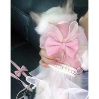 Arnés de nailon con lazo para gato, vestido de princesa para cachorros, Chihuahua, ropa de peluche - details 2