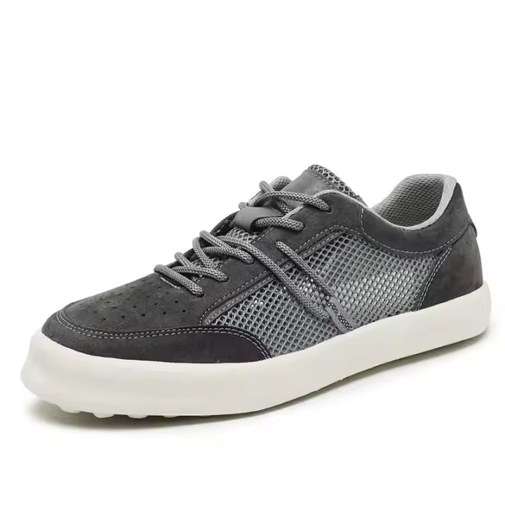 Nuevos zapatos descalzos de alta calidad para mujer, corte de verano, zapatos deportivos de cuero transpirables y frescos, diseño de marca para hombre, precio bajo - 1