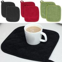 Almohadillas aislantes de piezas, manteles individuales de cocina resistentes al calor, para manopla de microondas y horno, 2 unidades - details 0