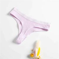 Tanga de algodón sexy para mujer, ropa interior suave y sólida, lencería - details 15