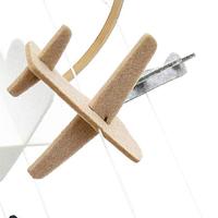 Móvil para cuna, decoración para guardería con aviones y nubes, gris y blanco, azul marino, color canela, móvil para cuna para niños - details 5