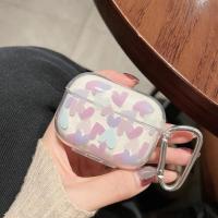 Funda de dibujos animados Pro de silicona suave brillante para estuche de carga de auriculares con corazón colorido 3, 2, 1 - details 10