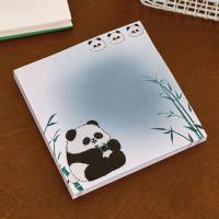 10 Uds. Notas adhesivas autoadhesivas de dibujos animados escritura suave estilo Ins libretas de Panda suministros escolares cuadernos de notas cuadrados - details 6