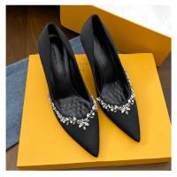 Sandalias de tacón alto con Punta de Cristal para mujer, Zapatos de Boda y Fiesta, Primavera, Otoño - details 13