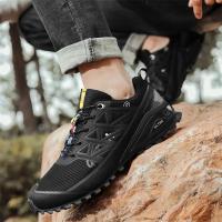 Zapatos de senderismo para hombre y mujer, calzado deportivo de cuero - details 20