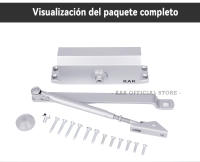 KAK Hydraulic Automatic Door Closer 25-80KG 90 Degree Positioning Door Stop Adjustable Soft Closing Door Hardware Aluminum Alloy - details 10