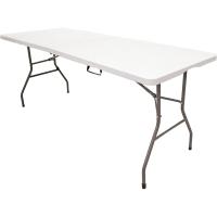 Mesa Plegable Sólida 180cm, portátil, Normativa Uso público Interior/Exterior (EN 581-1/3) Tablero Resina HDPE 3,5cm, Capacidad 6/8 Personas y Carga 150 kg. multiuso - details 0