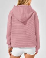 Sudadera con Capucha Básica para Mujer Estilo Y2K a la Moda Sudadera con Bolsillo Suelto - details 16