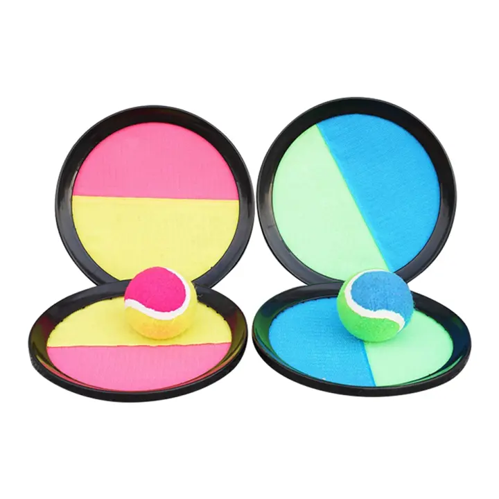 Juego de Pelota y captura para niños, juego de lanzamiento para niños y niñas, juego de pelota de captura con 2 paletas para playa al aire libre, regalos de cumpleaños de Pascua - 1