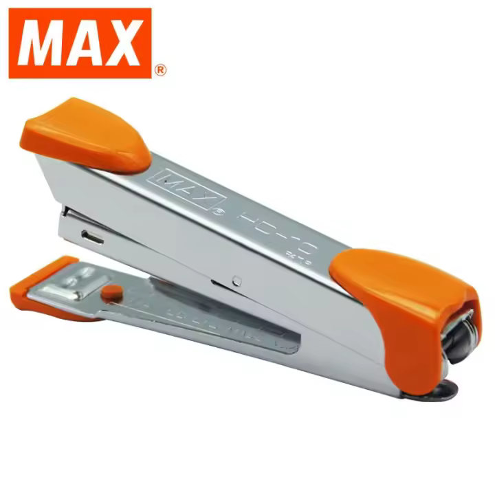 Mini grapadora pequeña MAX importada de Japón, HD-10 estudiantes con 10 grapadoras pequeñas, suministros de oficina, máquina grapadora, gadgets de oficina - 1