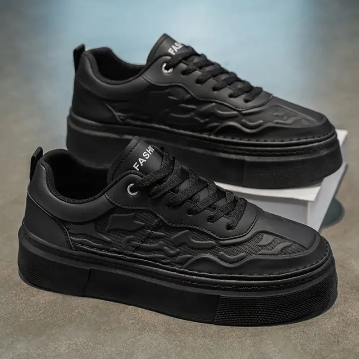 Zapatos Casuales de Cuero Blanco para Hombres Primavera 2025 Deportivos Ligeros y Trendy para Exteriores - 1