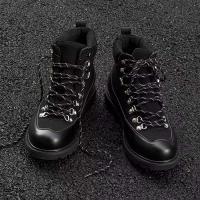 Botines de lona impermeables con cordones para hombre Martin al aire libre con diseño de moda con logotipo Dropshipping - details 3