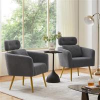 Butaca de Salón con Reposacabezas Ajustable 3 Posiciones Diseño Ergonómico Soporte Lumbar - details 17