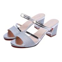 Zapatillas de verano para mujer, zapatos informales de tacón alto a la moda - details 1