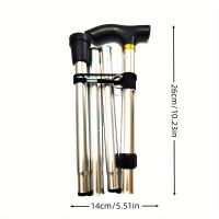 Bastón de Trekking compacto y ajustable, plegable, bloqueo rápido y ligero con agarre cómodo, perfecto para hombres y mujeres - details 0