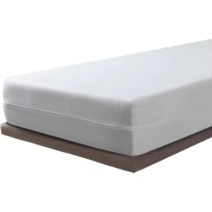 Savel - Funda de colchón elástica y transpirable |   180 x 190/200 cm |   Protector/Cubre colchón ajustable con cremallera |   Tejido resistente de algodón. 180 centímetros |   Alturas de colchón hasta 30cm Blanco - 1