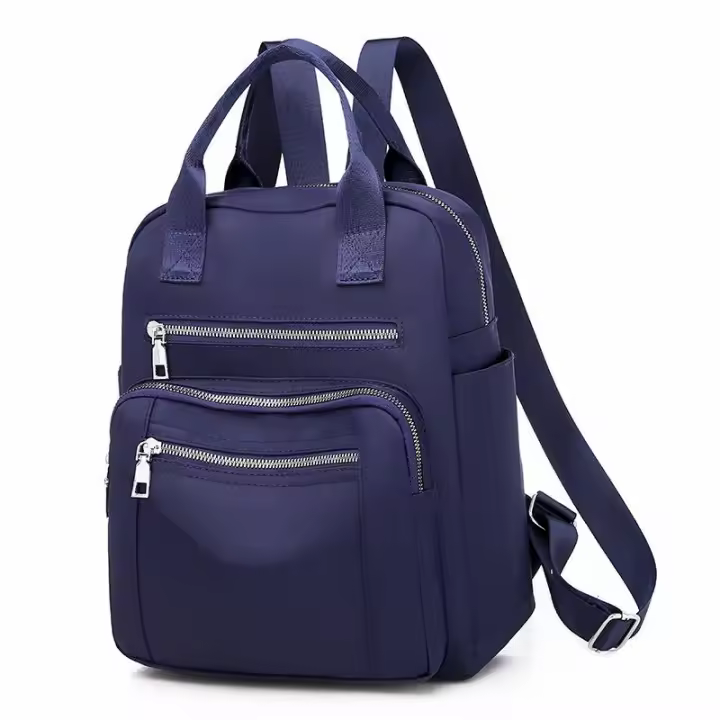 Yogodlns-mochila de gran capacidad para mujer, morral escolar de viaje para adolescentes, impermeable, Oxford, sencillo, color negro - 1